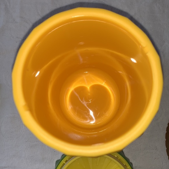 Cool Gear Insulated Drinkware Pineapple & Cactus w/Straw - Picture 6 of 8